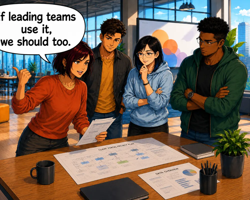 She argues that they should use it because leading teams already do.