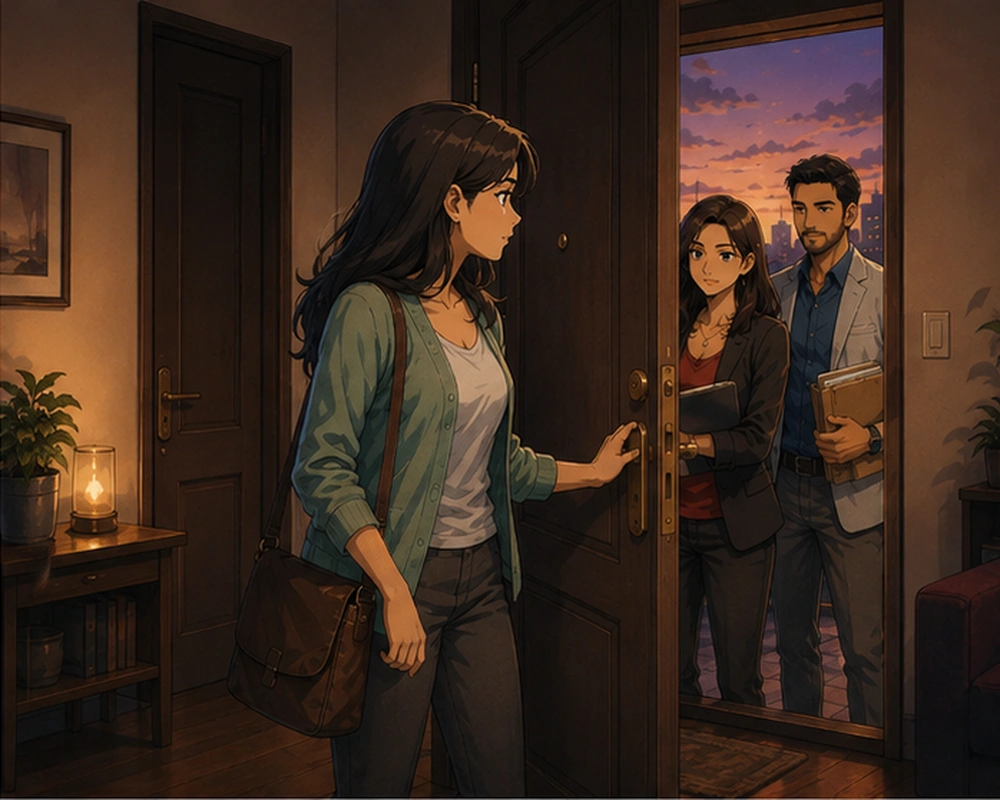 Foot-in-the-Door — Luis agrees to collect a friend's parcel once.