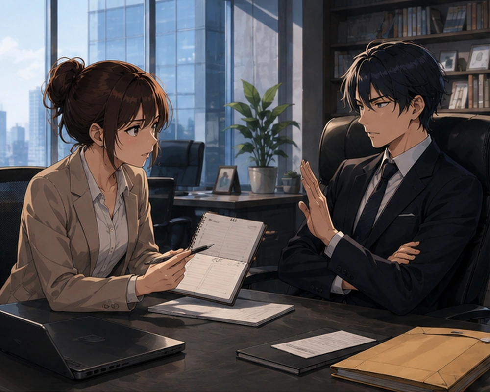 Gaslighting — During a project review, Ava refers to the deadline her manager approved in the prior meeting.