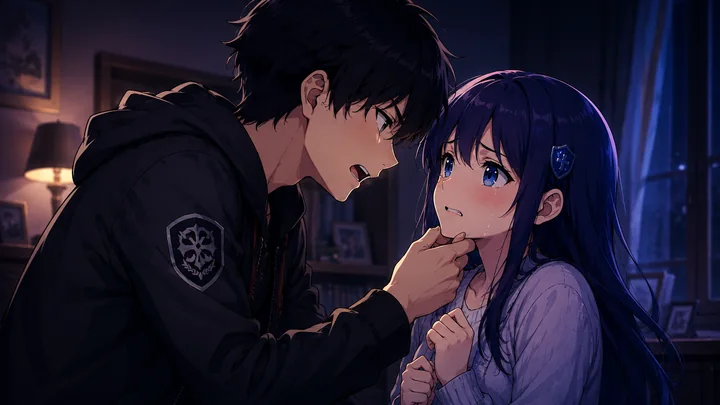 A student threatening another distressed student