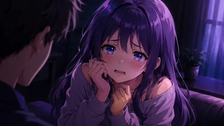A crying student appealing for sympathy