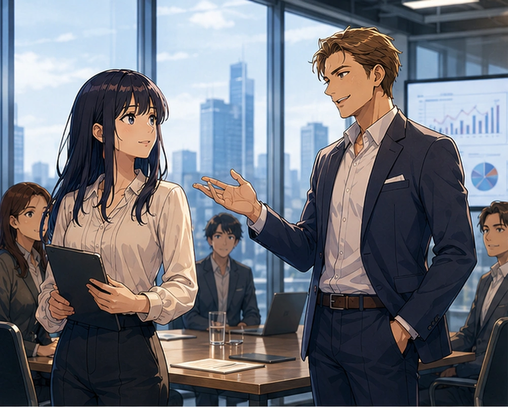 Negging — After Nia delivers a strong client presentation, a senior colleague congratulates her in front of the team.