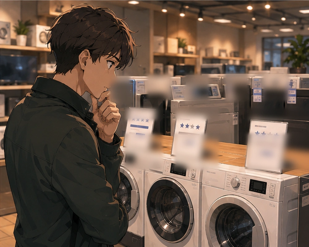 Social Proof — Evan compares two appliances.